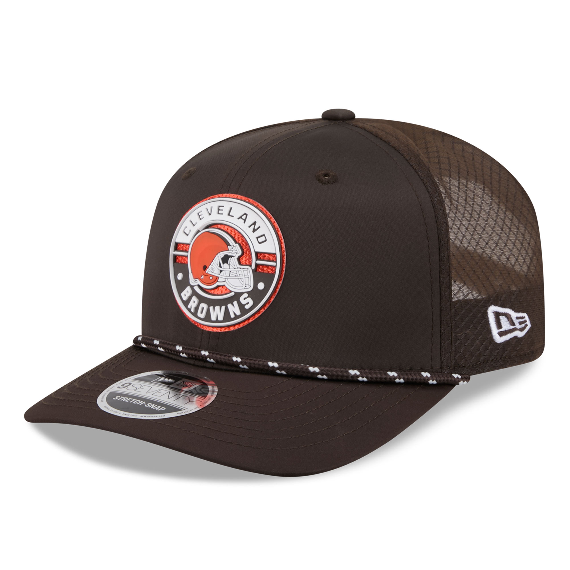 Men's New Era Brown Cleveland Browns Game 9SEVENTY Adjustable Hat