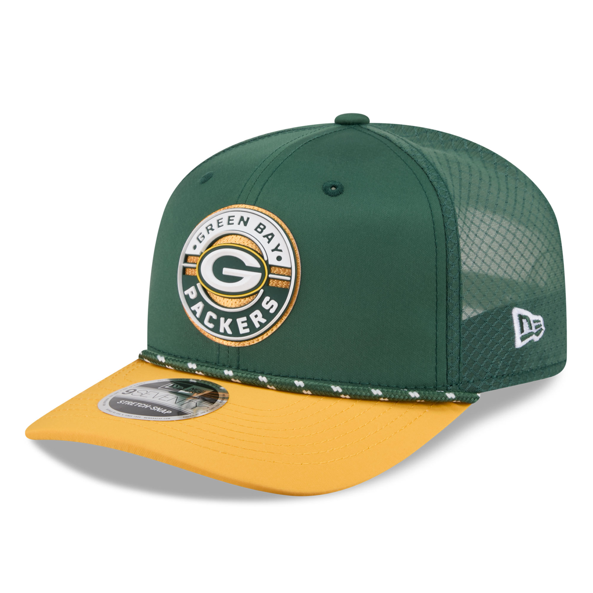 Men's New Era Green Green Bay Packers Game 9SEVENTY Adjustable Hat