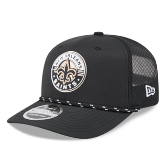 Men's New Era Black New Orleans Saints Game 9SEVENTY Adjustable Hat