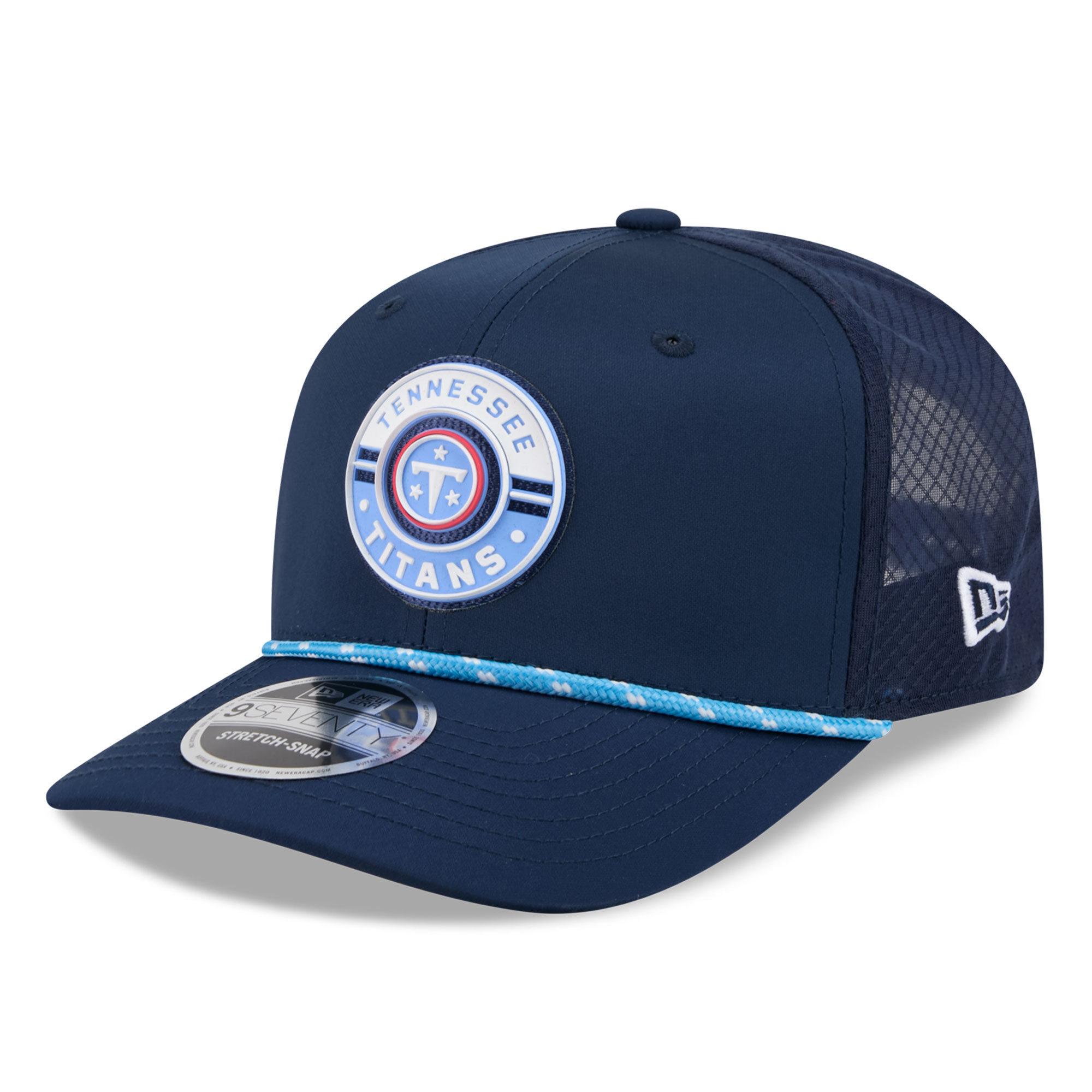 Men's New Era Navy Tennessee Titans Game 9SEVENTY Adjustable Hat