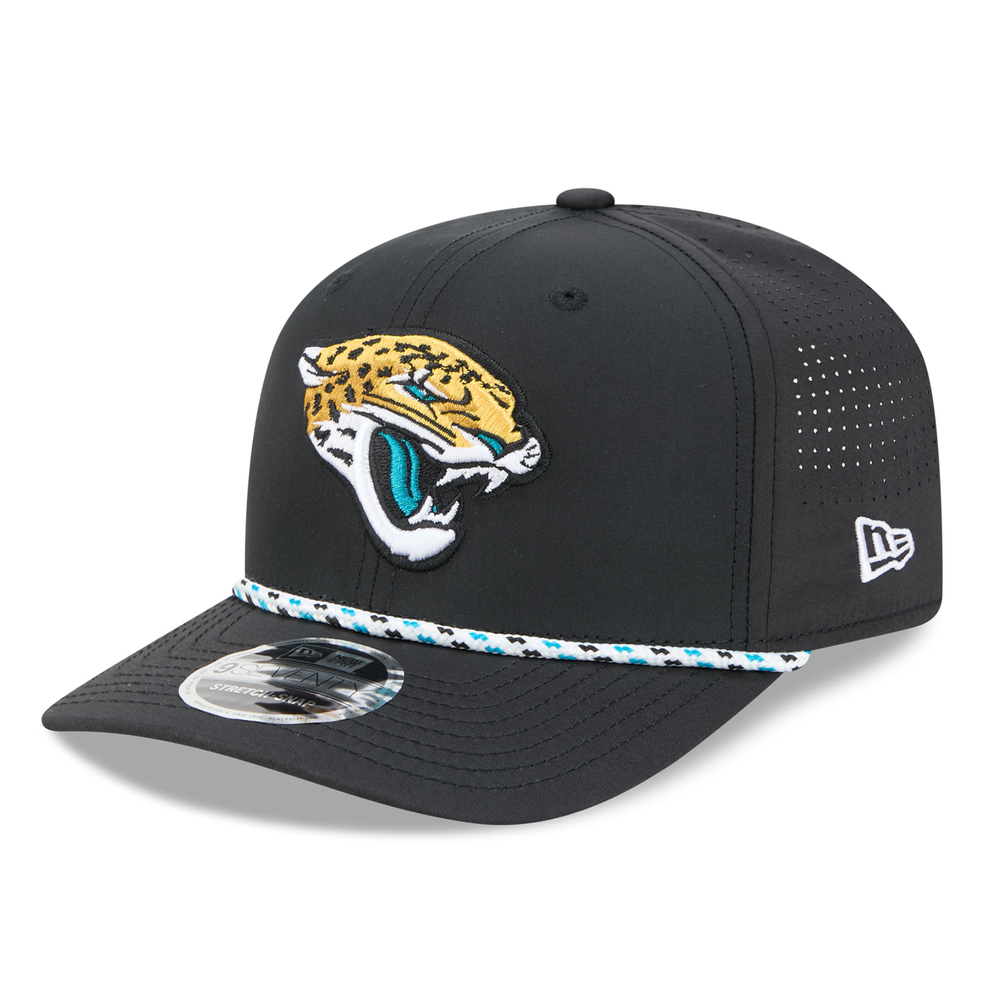 Men's New Era Black Jacksonville Jaguars 9SEVENTY Adjustable Hat