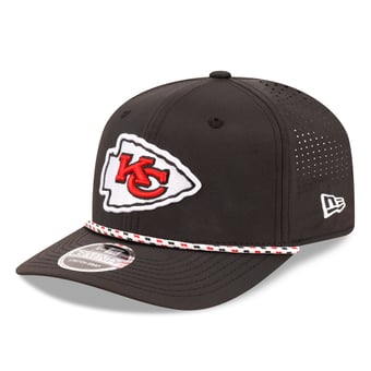 Men's New Era Black Kansas City Chiefs 9SEVENTY Adjustable Hat
