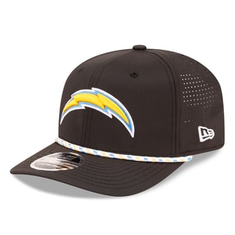Men's New Era Black Los Angeles Chargers 9SEVENTY Stretch-Snap Hat