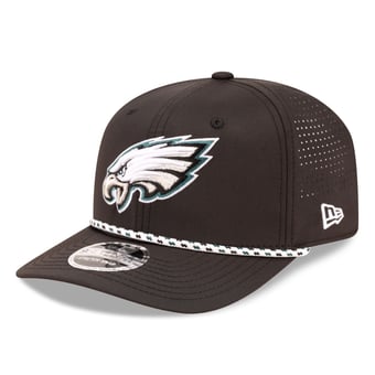 Men's New Era Black Philadelphia Eagles 9SEVENTY Adjustable Hat