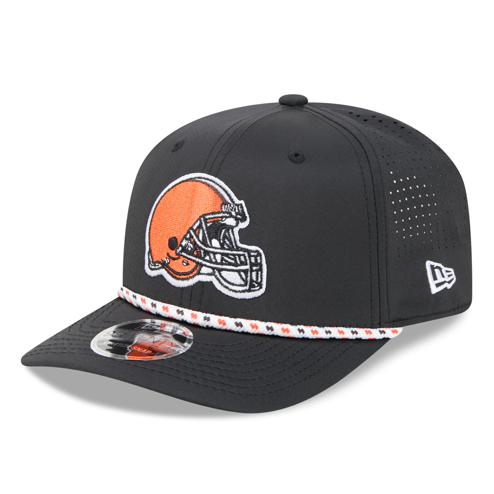 Men's New Era Black Cleveland Browns 9SEVENTY Adjustable Hat
