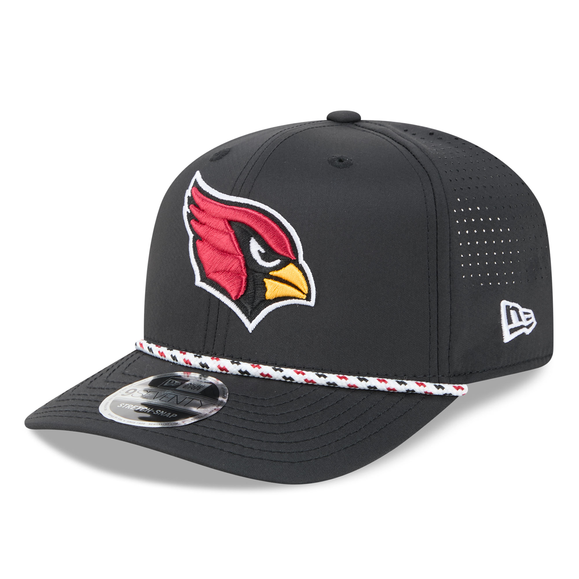 Men's New Era Black Arizona Cardinals 9SEVENTY Adjustable Hat