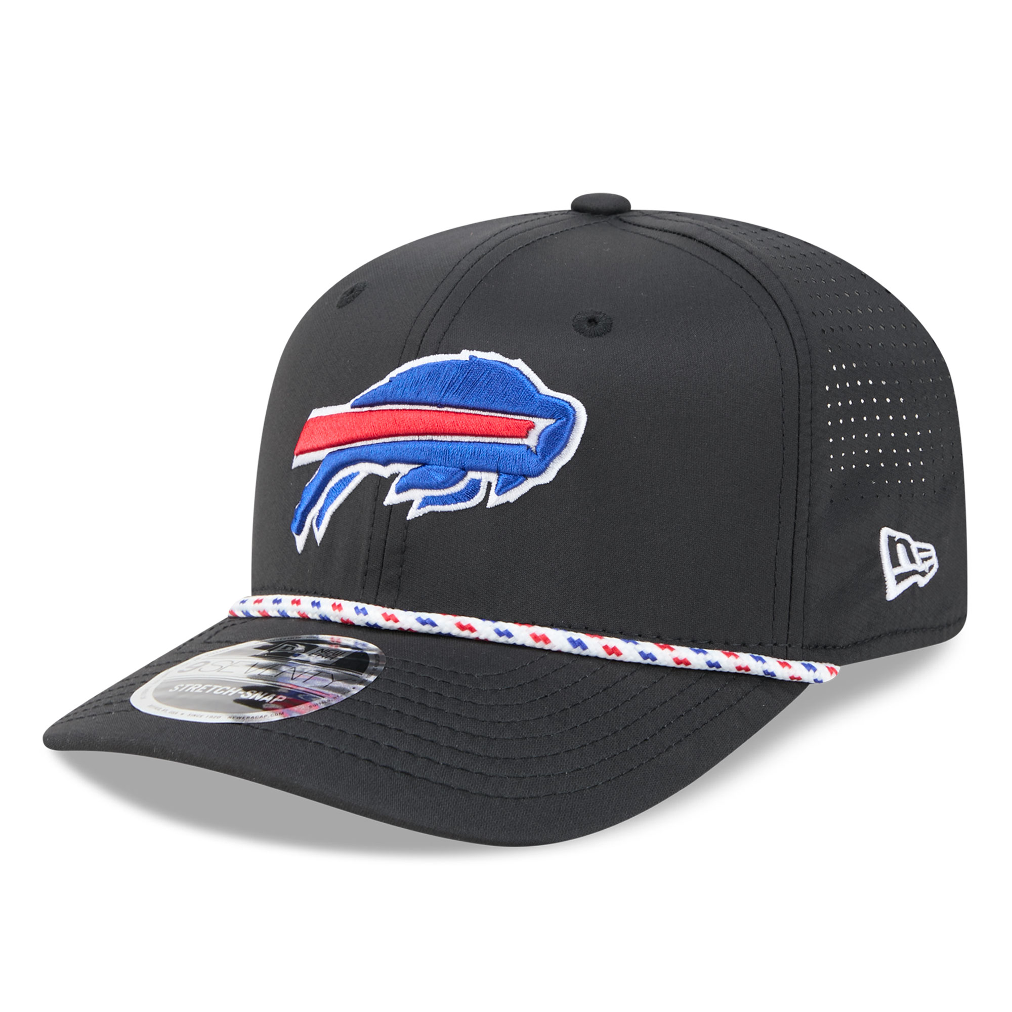 Men's New Era Black Buffalo Bills 9SEVENTY Adjustable Hat
