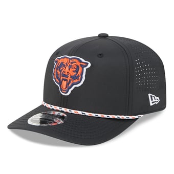 Men's New Era Black Chicago Bears 9SEVENTY Stretch-Snap Hat