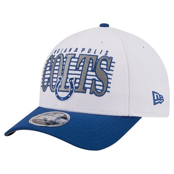 Men's New Era White Indianapolis Colts Loyal 9FORTY M-Crown Adjustable Hat