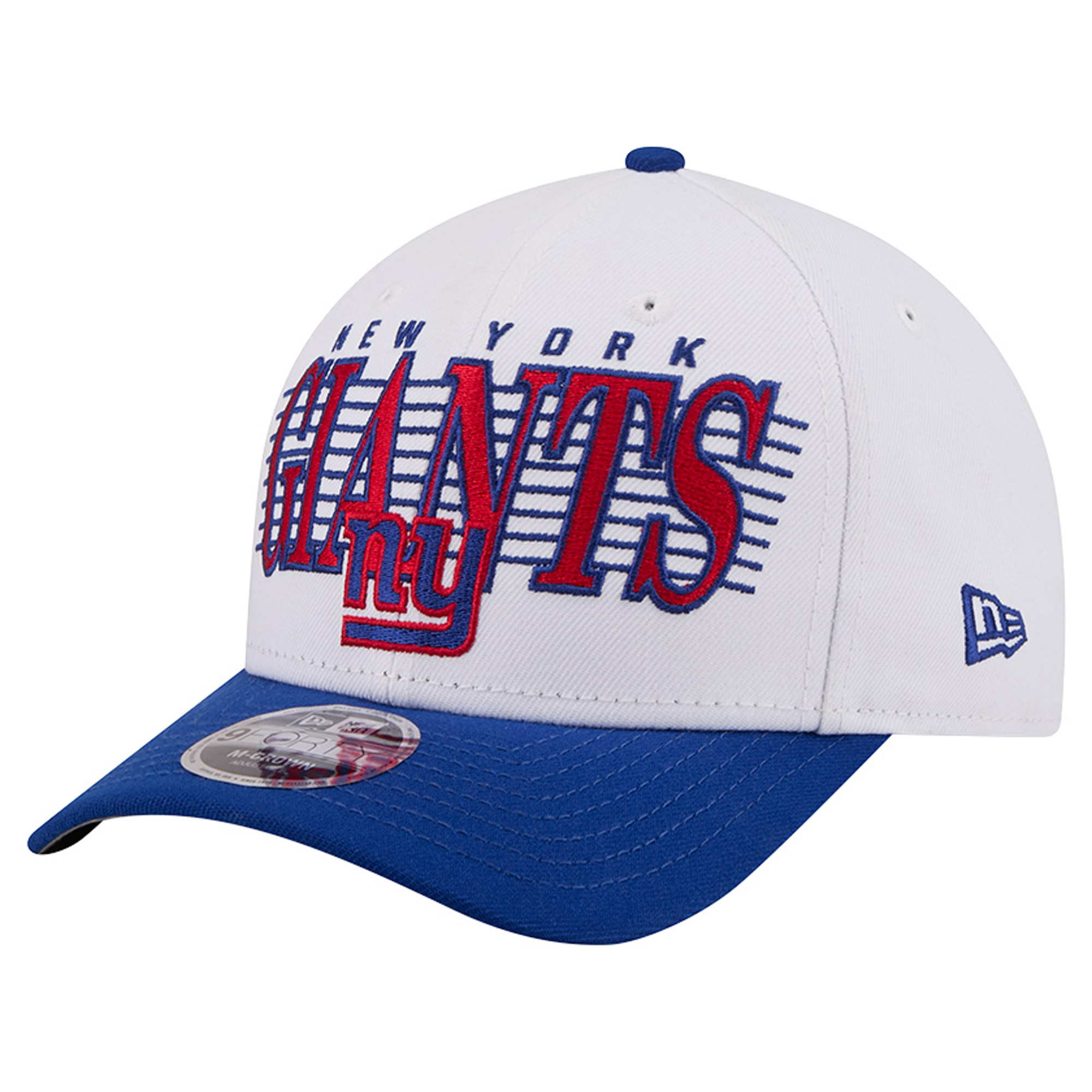 Men's New Era White New York Giants Loyal 9FORTY M-Crown Adjustable Hat