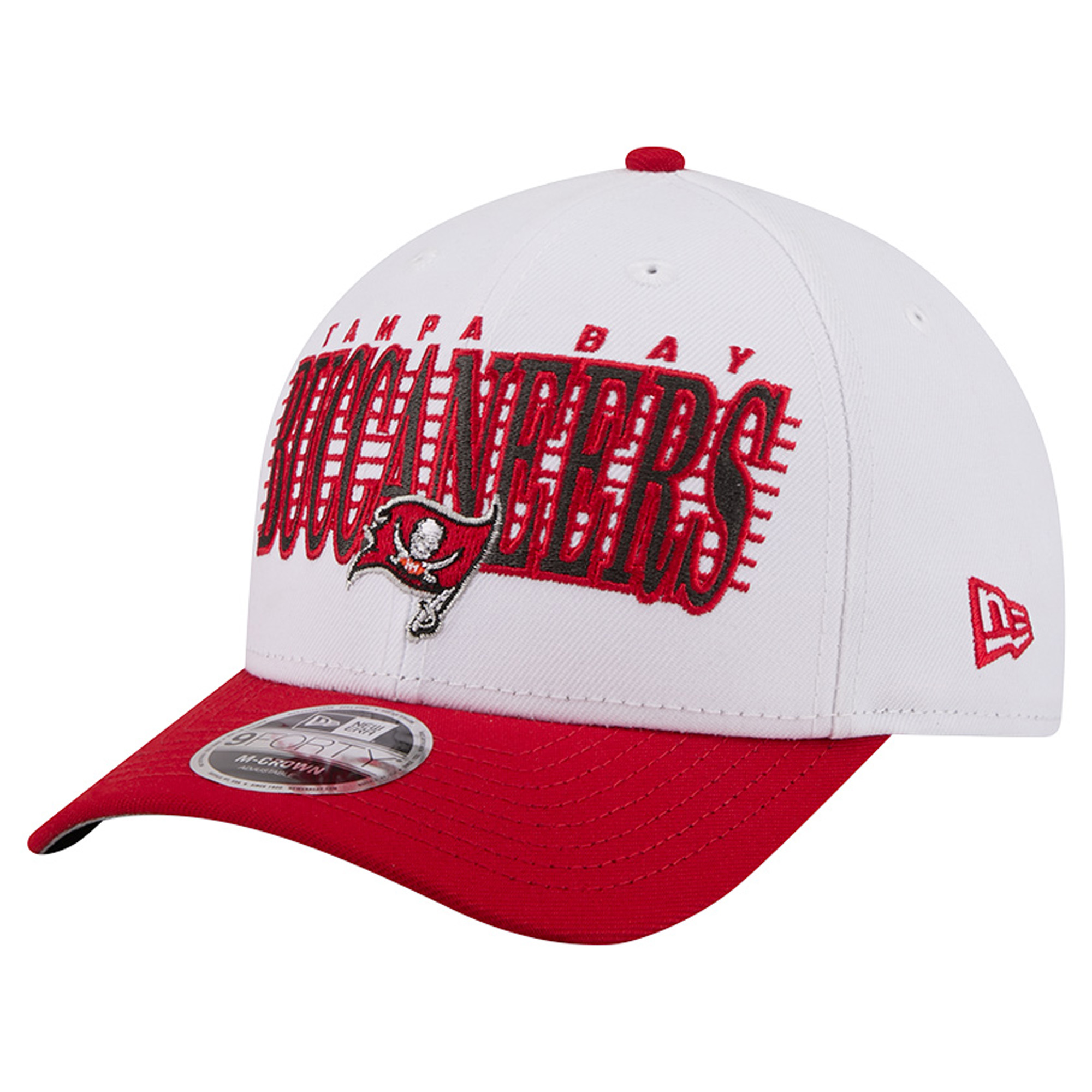 Men's New Era White Tampa Bay Buccaneers Loyal 9FORTY M-Crown Adjustable Hat