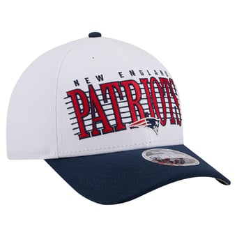 Men's New Era White/Navy New England Patriots Loyal 9FORTY M-Crown Adjustable Hat