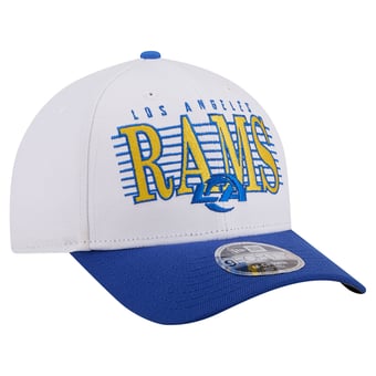 Men's New Era White/Royal Los Angeles Rams Loyal 9FORTY M-Crown Adjustable Hat