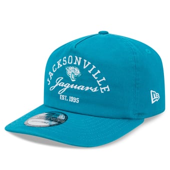 Men's New Era Teal Jacksonville Jaguars Stacked 19TWENTY Adjustable Hat