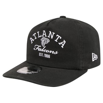 Men's New Era Black Atlanta Falcons Stacked 19TWENTY Adjustable Hat