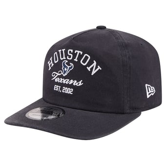 Men's New Era Navy Houston Texans Stacked 19TWENTY Adjustable Hat