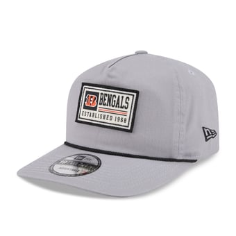 Men's New Era Gray Cincinnati Bengals Patch 19TWENTY Adjustable Hat