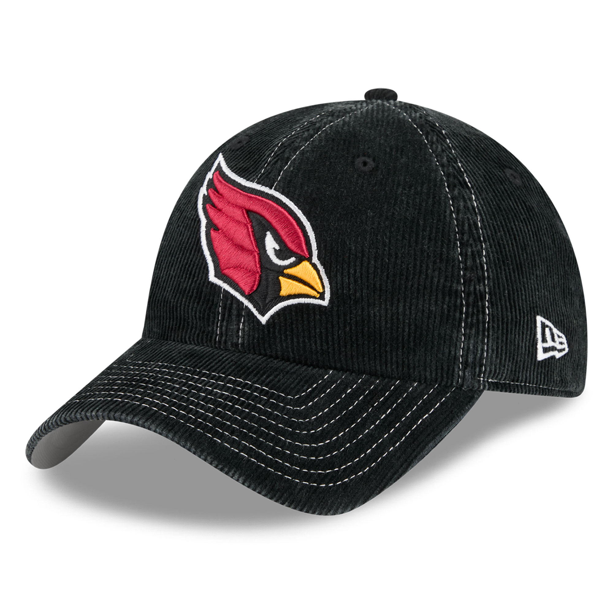Men's New Era Black Arizona Cardinals Corduroy Casual Classic Adjustable Hat