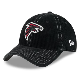 Men's New Era Black Atlanta Falcons Corduroy Casual Classic Adjustable Hat