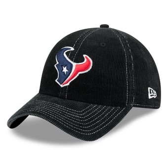 Men's New Era Black Houston Texans  Corduroy Casual Classic Adjustable Hat