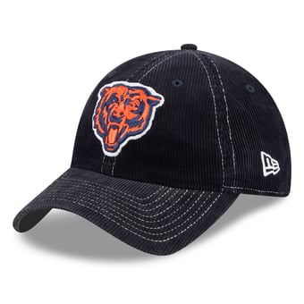 Men's New Era Black Chicago Bears  Corduroy Casual Classic Adjustable Hat