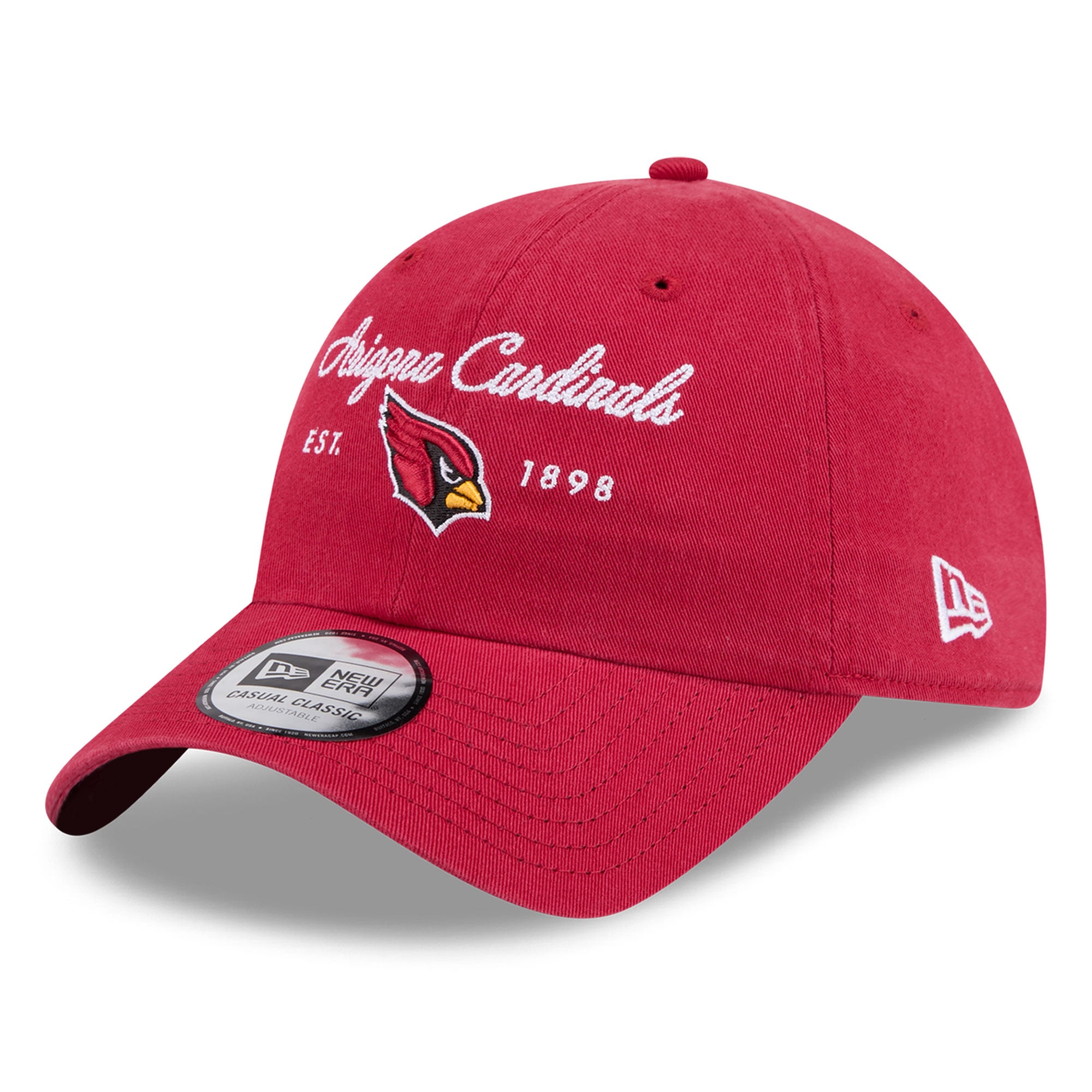 Women's New Era Cardinal Arizona Cardinals Script Casual Classic Adjustable Hat