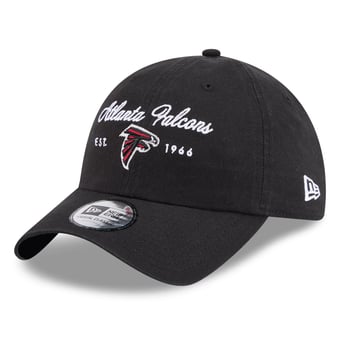Women's New Era Black Atlanta Falcons Script Casual Classic Adjustable Hat