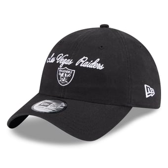 Women's New Era Black Las Vegas Raiders Script Casual Classic Adjustable Hat