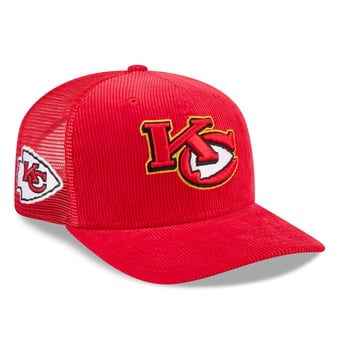 Men's New Era Red Kansas City Chiefs Deceptor 9SEVENTY Adjustable Hat