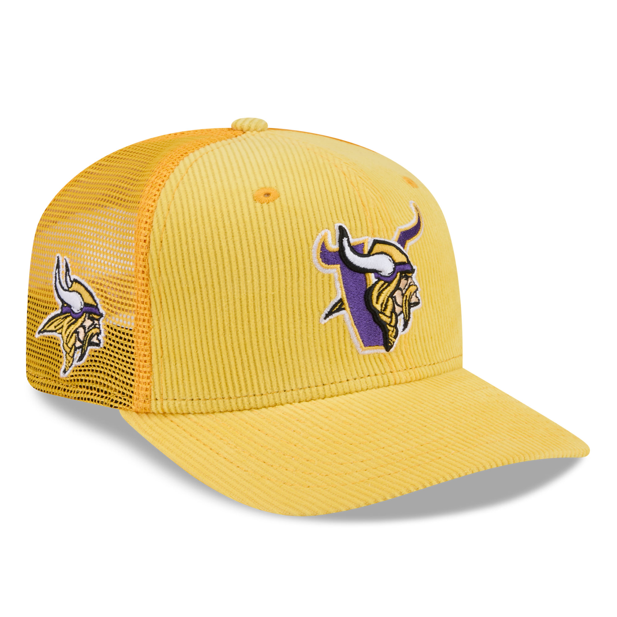 Men's New Era Gold Minnesota Vikings Deceptor 9SEVENTY Adjustable Hat