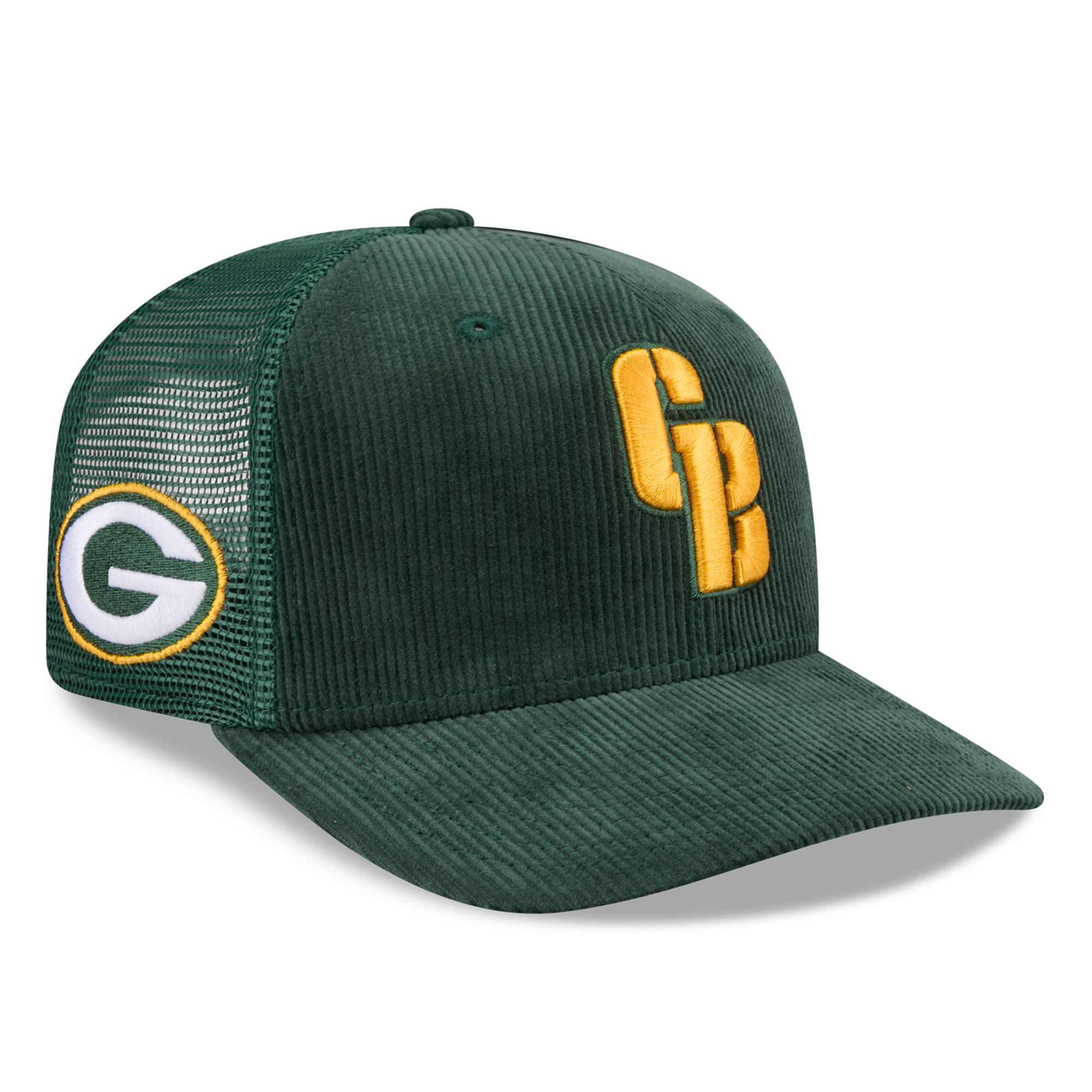 Men's New Era Green Green Bay Packers Deceptor 9SEVENTY Adjustable Hat