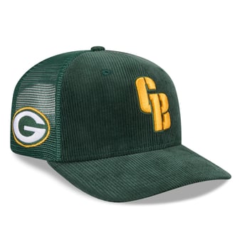 Men's New Era Green Green Bay Packers Deceptor 9SEVENTY Adjustable Hat