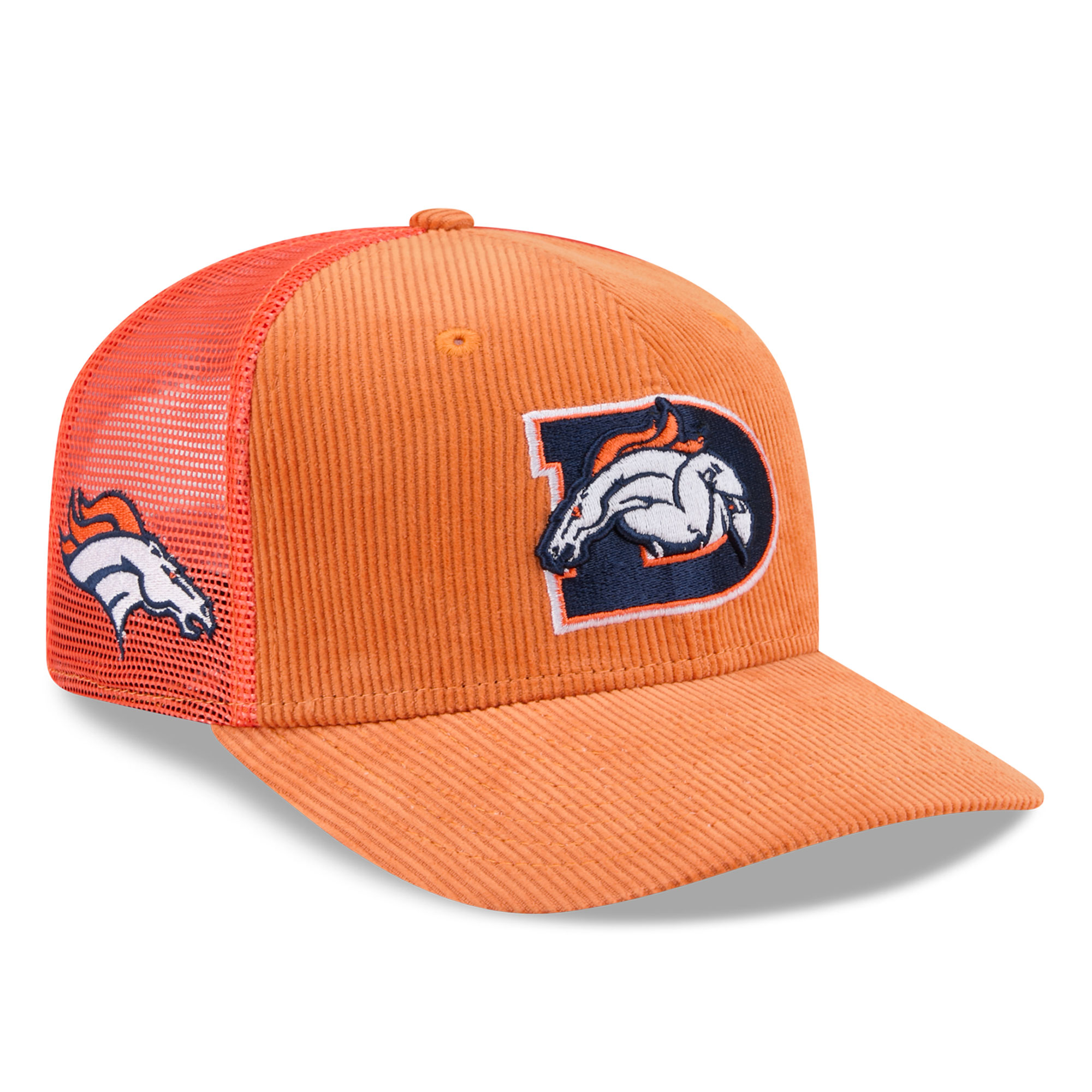Men's New Era Orange Denver Broncos Deceptor 9SEVENTY Adjustable Hat