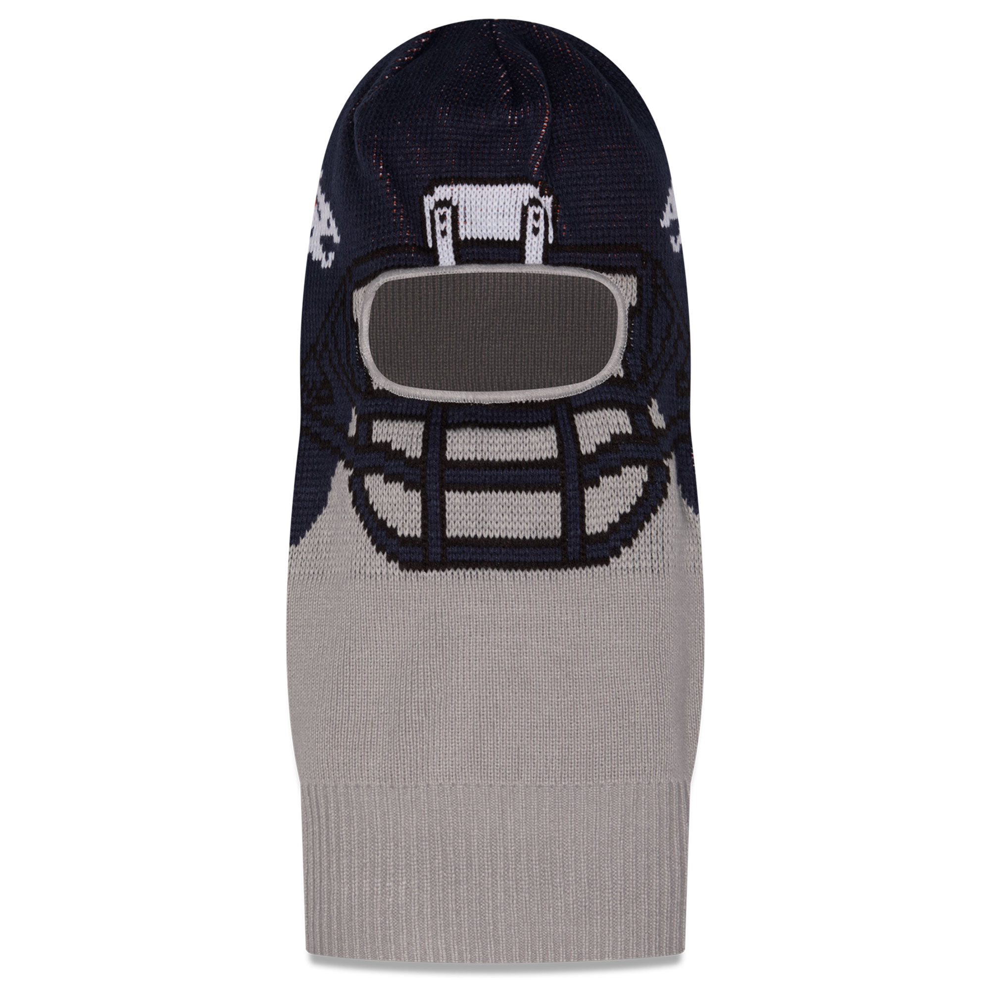 Men's New Era Gray Denver Broncos Helmet Knit Balaclava