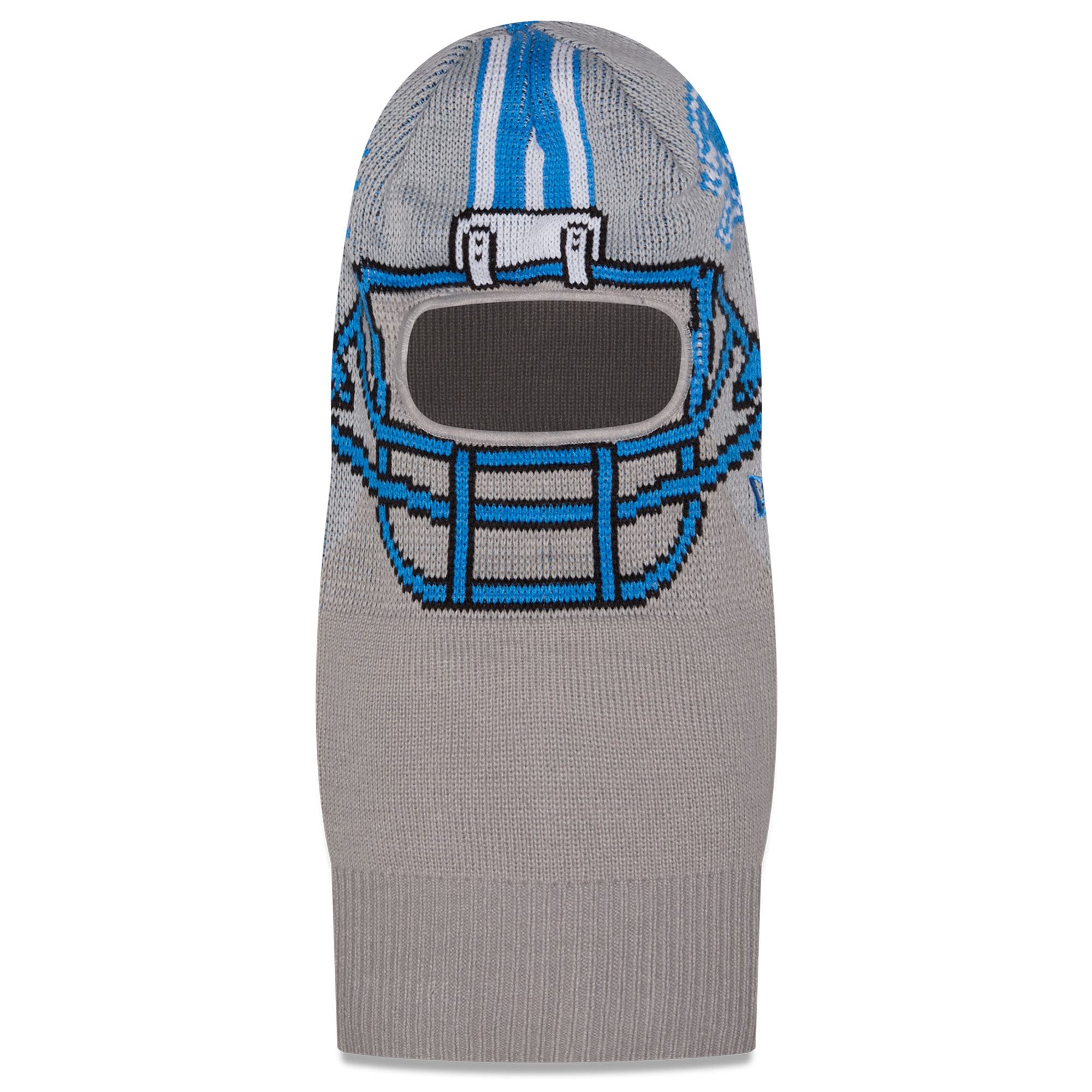 Men's New Era Gray Detroit Lions Helmet Knit Balaclava