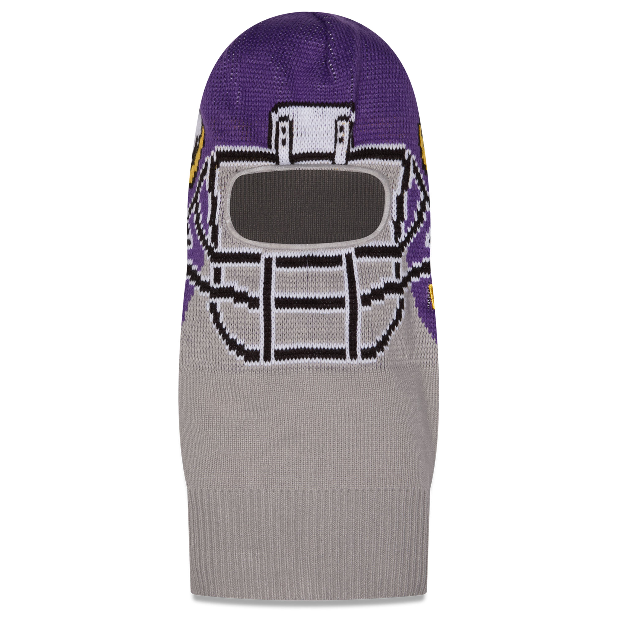 Men's New Era Gray Minnesota Vikings Helmet Knit Balaclava