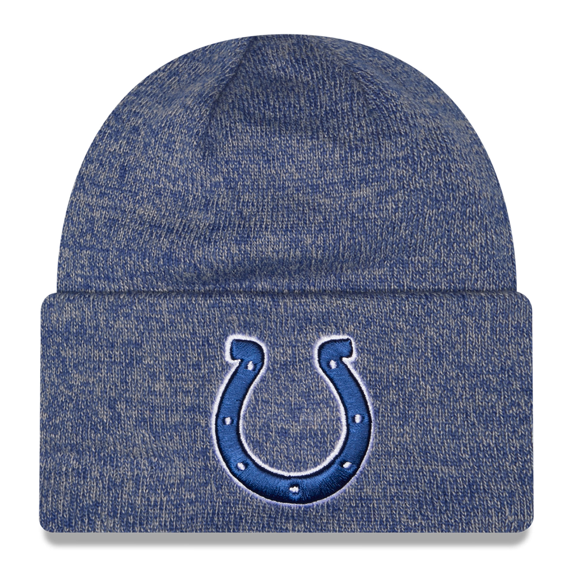 Men's New Era Royal Indianapolis Colts Marled Cuffed Knit Hat