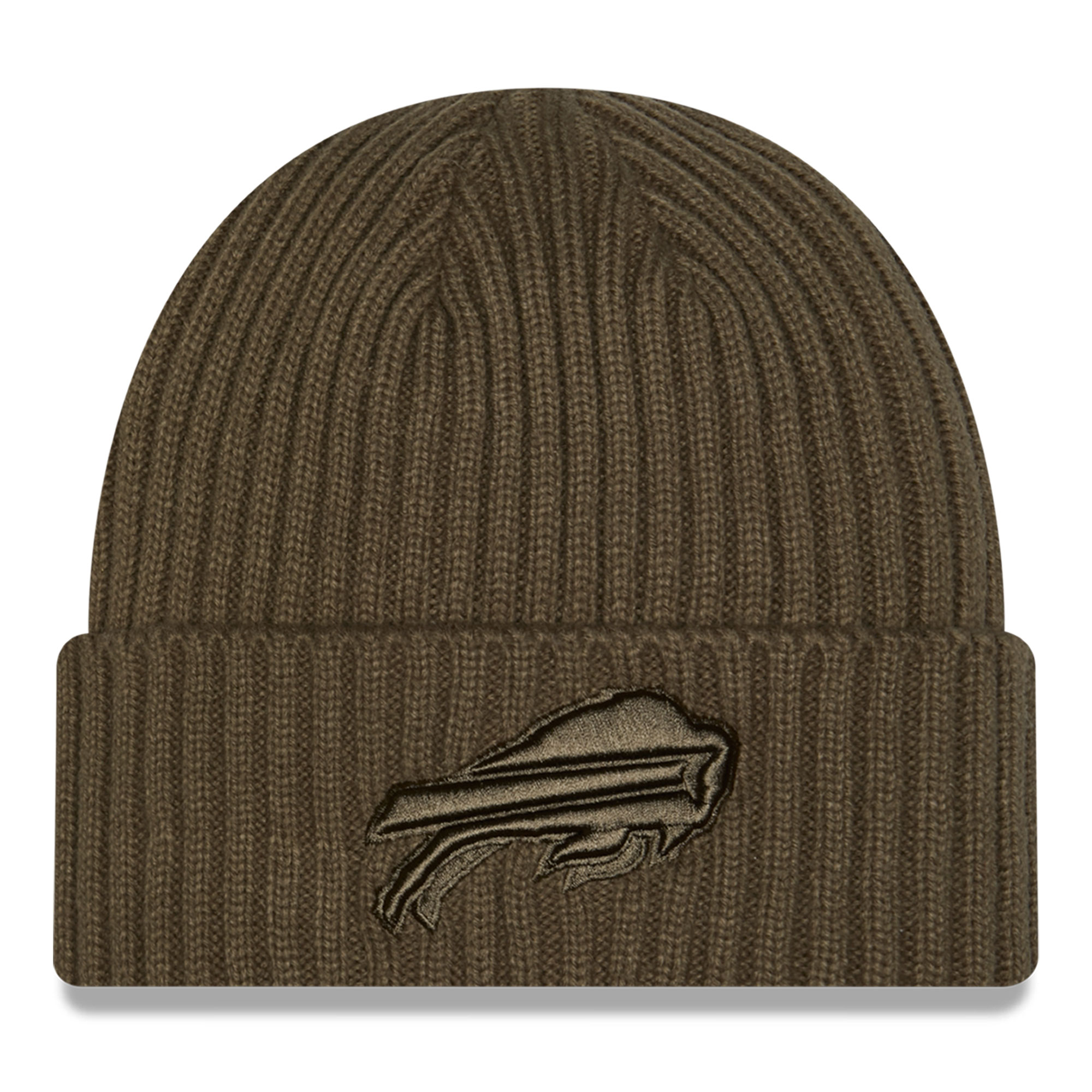 Men's New Era Olive Buffalo Bills Color Pack Cuffed Knit Hat