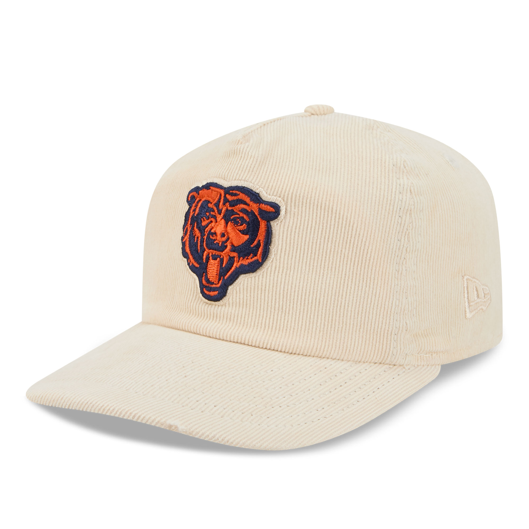 Men's New Era Cream Chicago Bears Corduroy 19TWENTY Adjustable Hat
