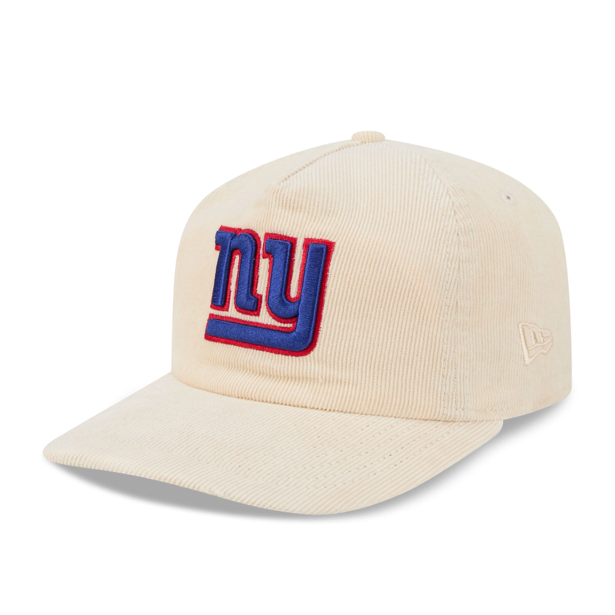 Men's New Era Cream New York Giants Corduroy 19TWENTY Adjustable Hat