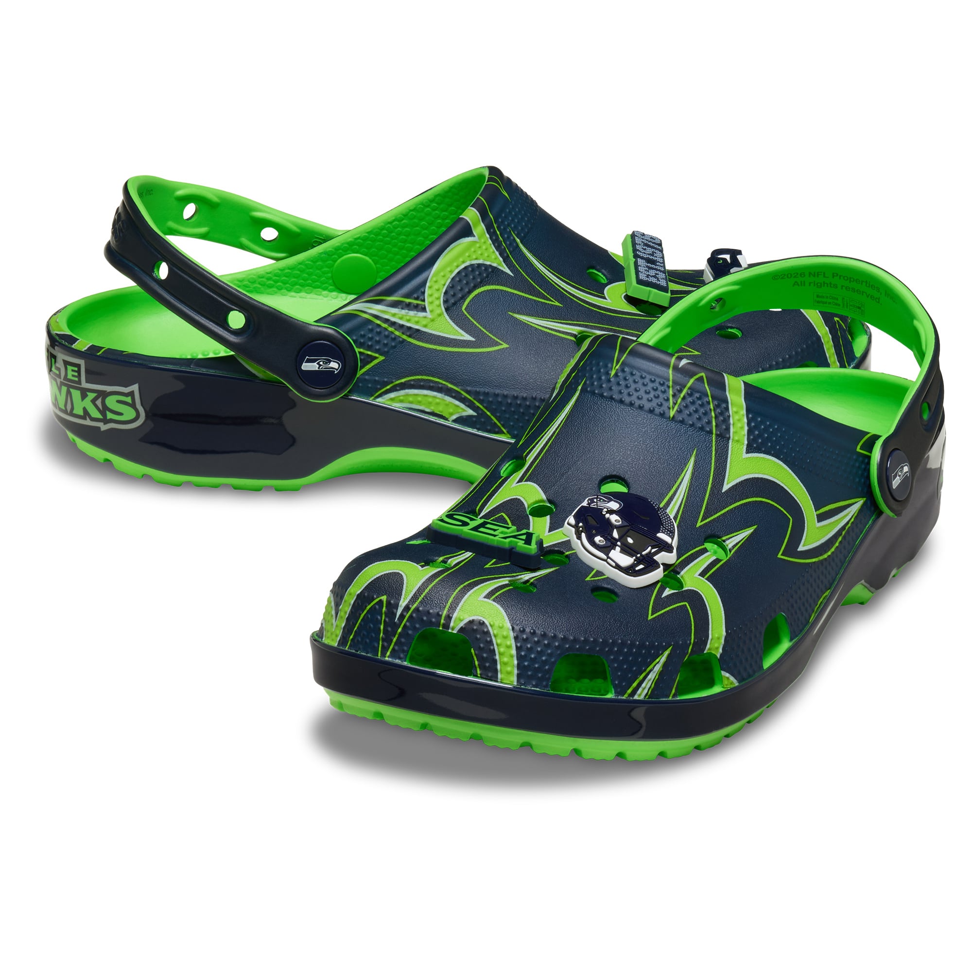 Unisex Crocs Seattle Seahawks Classic Clog