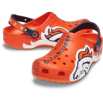 Unisex Crocs  Orange Denver Broncos Classic Clog