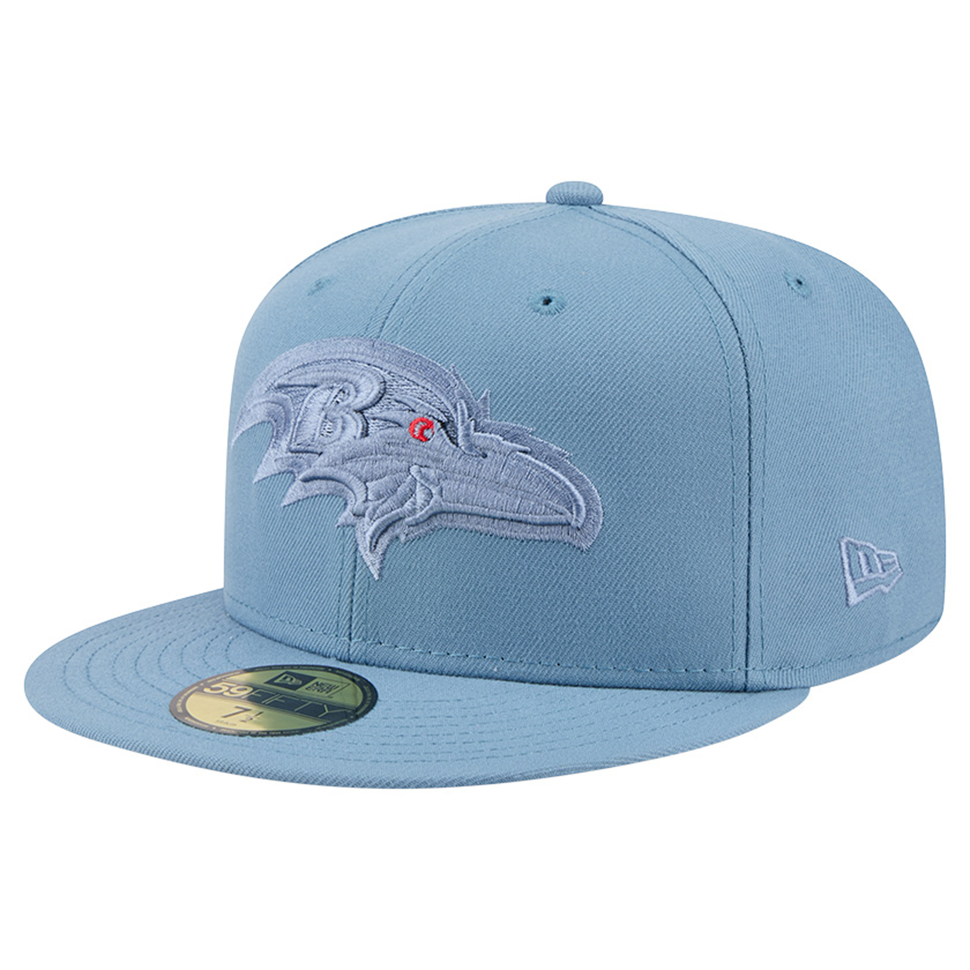 Men's New Era Blue Baltimore Ravens Color Pack 59FIFTY Fitted Hat