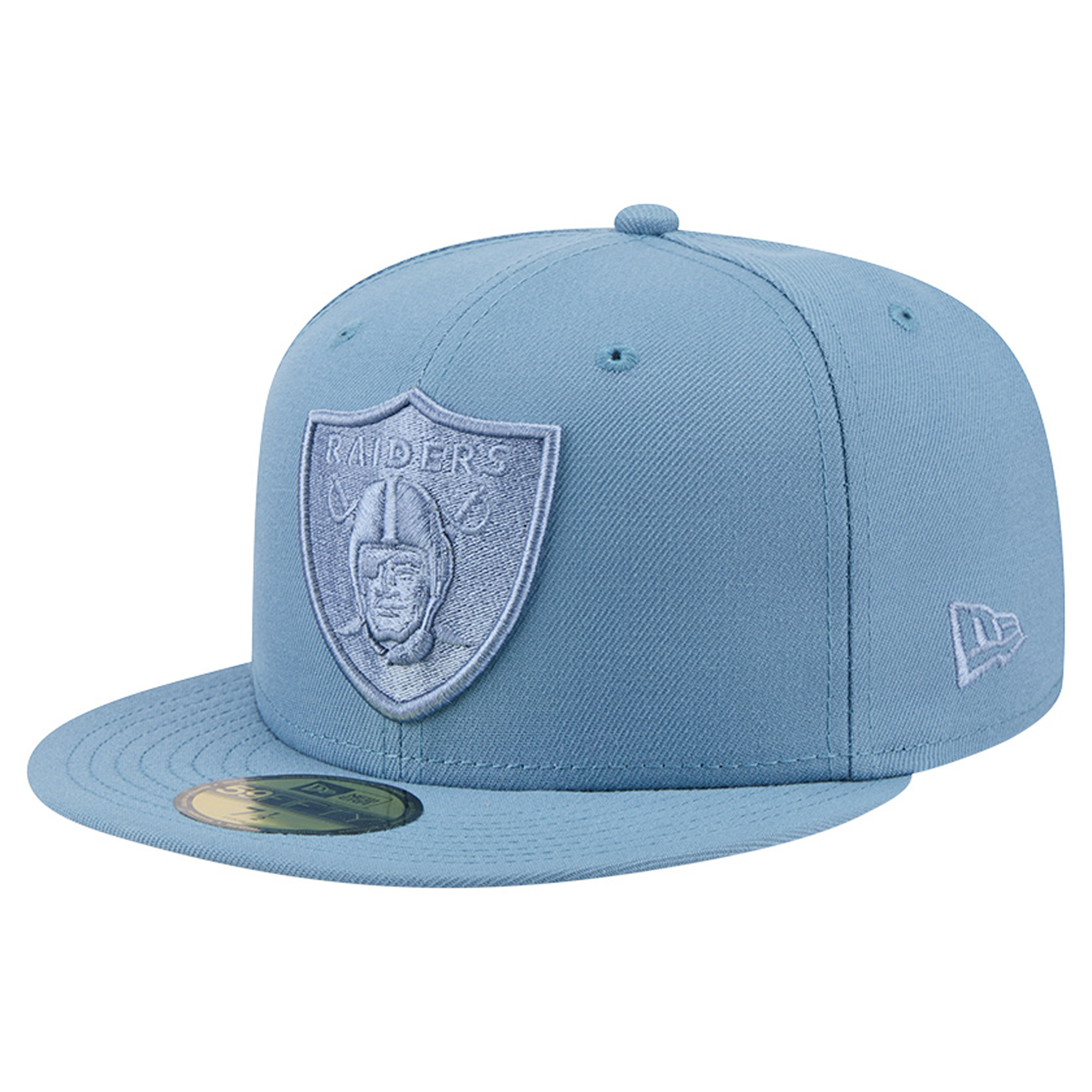 Men's New Era Blue Las Vegas Raiders Color Pack 59FIFTY Fitted Hat