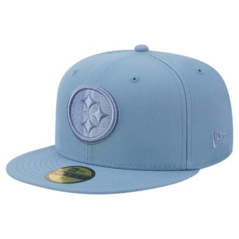 Men's New Era Blue Pittsburgh Steelers Color Pack 59FIFTY Fitted Hat