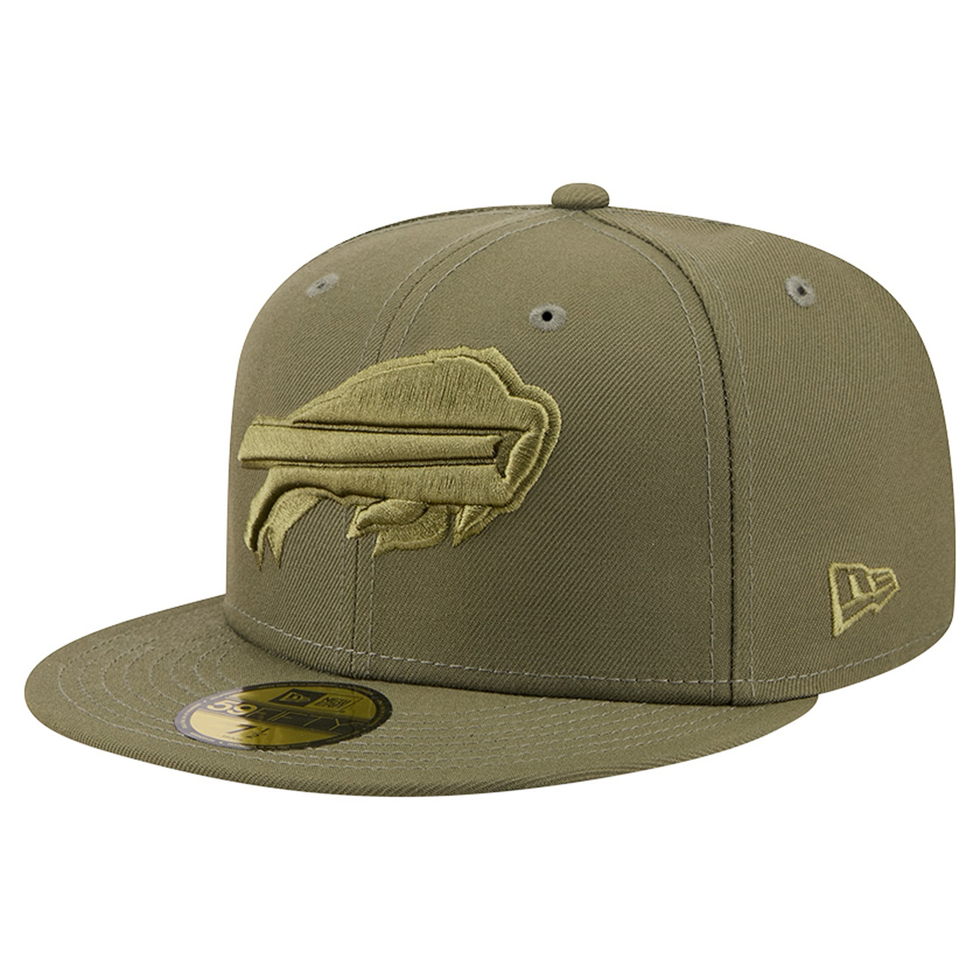 Men's New Era Olive Buffalo Bills Color Pack 59FIFTY Fitted Hat