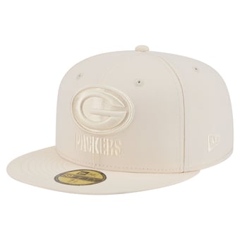 Men's New Era Cream Green Bay Packers Color Pack 59FIFTY Fitted Hat
