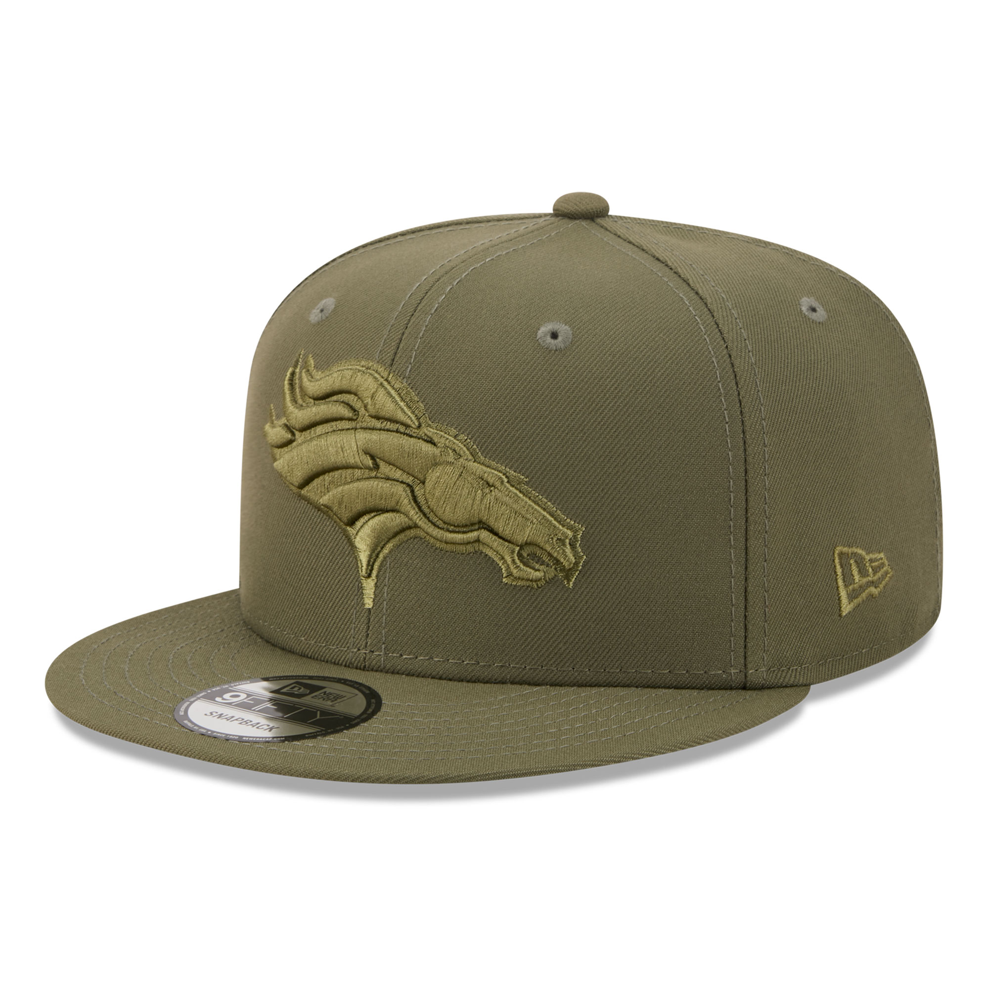 Men's New Era Olive Denver Broncos Color Pack 9FIFTY Snapback Hat