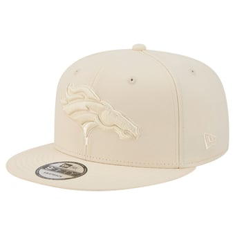 Men's New Era Cream Denver Broncos Color Pack 9FIFTY Snapback Hat