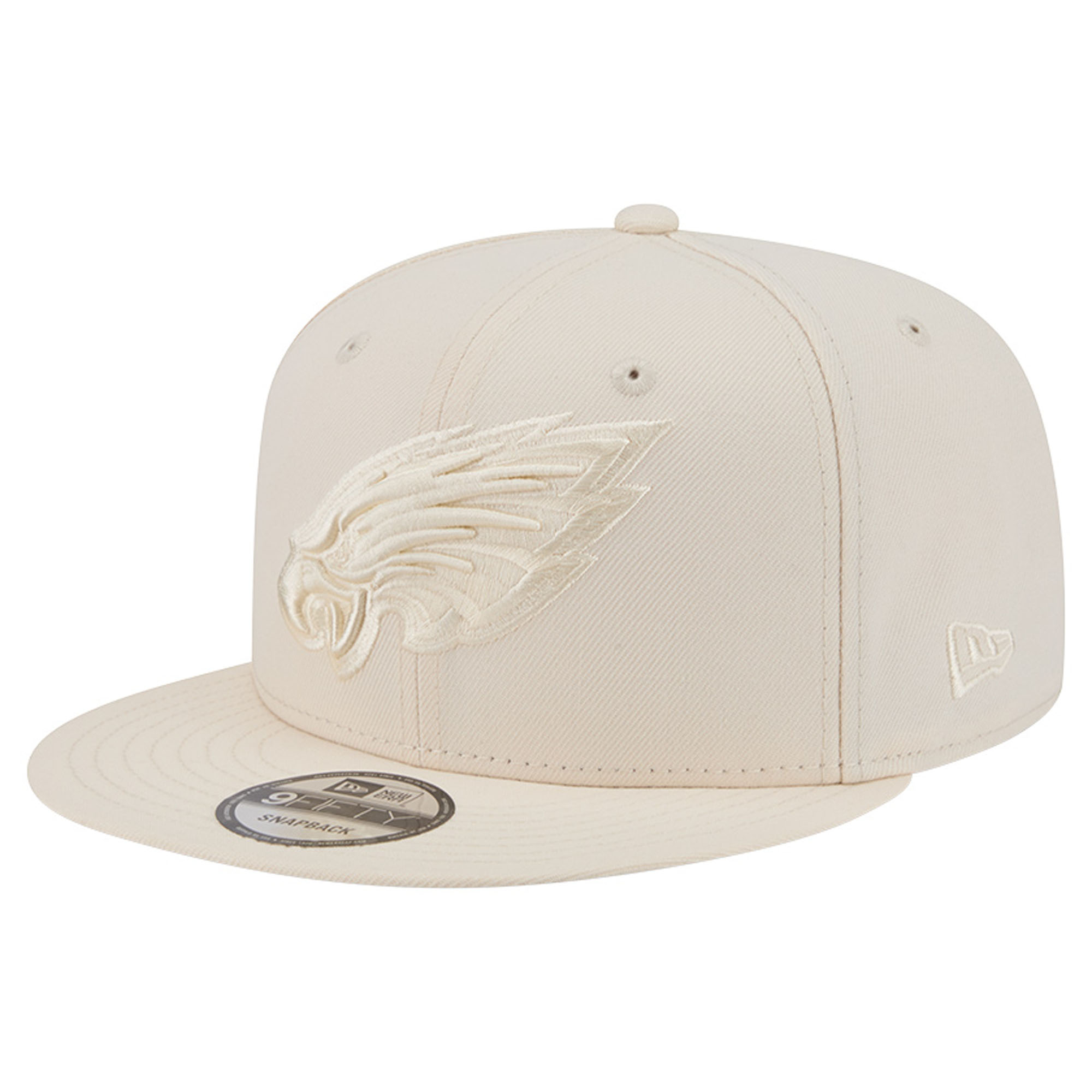 Men's New Era Cream Philadelphia Eagles Color Pack 9FIFTY Snapback Hat